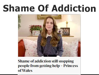 Shame of addiction